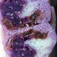 双色紫薯包（芝麻紫薯陷）的做法图解17