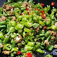 肉沫炒豆角的做法图解8