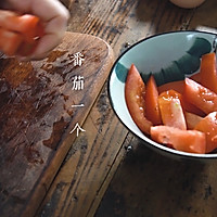 十分钟超快手营养早餐番茄煎蛋面的做法图解2