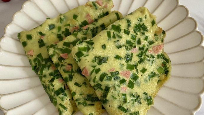 韭菜鸡蛋饼