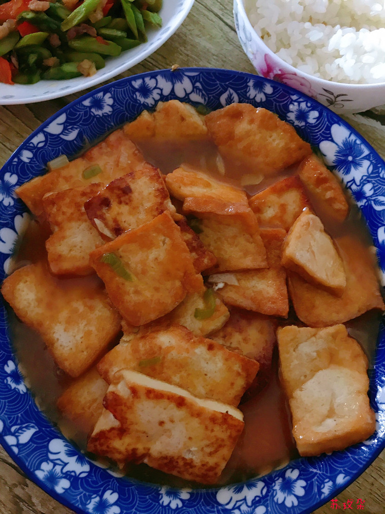 煎豆腐的做法