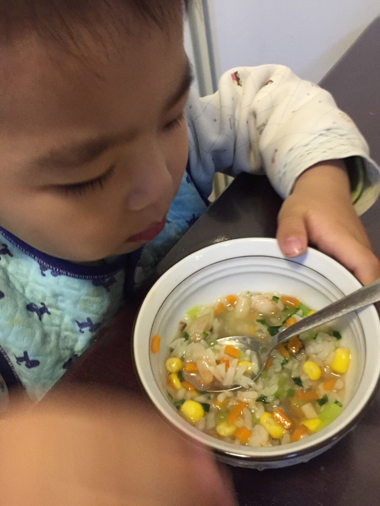 鲜蔬粥 *感冒宝宝食谱的做法