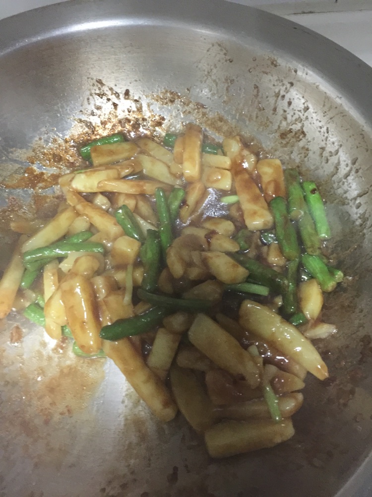 双烩-土豆烧四季豆的做法图解7