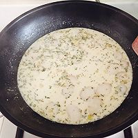 奶油蘑菇鸡汤意面的做法图解5
