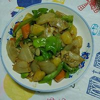 土豆烧咸肉的做法图解6