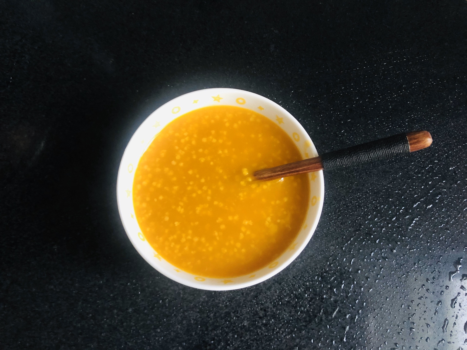 Pumpkin millet porridge