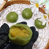 ，秒杀市售的奶黄青团的做法图解11