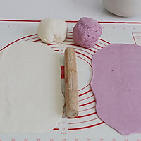 紫薯馒头卷的做法图解5