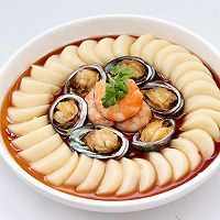 #食在幸福年 总有新花样#蒸蒸日上“日式豆腐蒸鲍鱼”的做法图解21