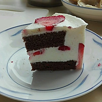 六寸草莓酸奶慕斯蛋糕的做法图解13