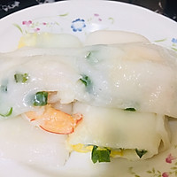 广式蒸肠粉（鸡蛋肠，鲜虾肠和牛肉肠）的做法图解10