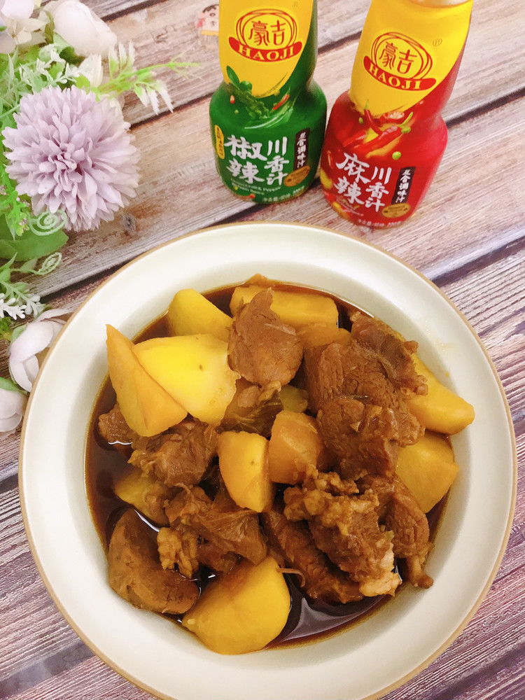 广东-土豆烧牛肉的做法