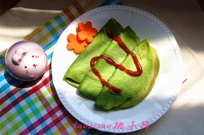 青菜小煎饼