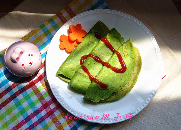 青菜小煎饼