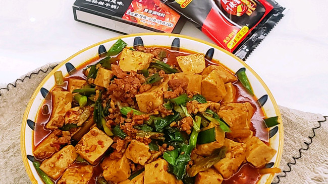 #豪吉小香风 做菜超吃香#川味肉末烧豆腐的做法