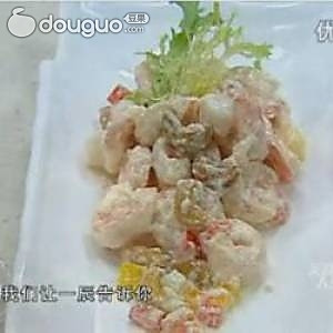 坚果凤梨虾的做法