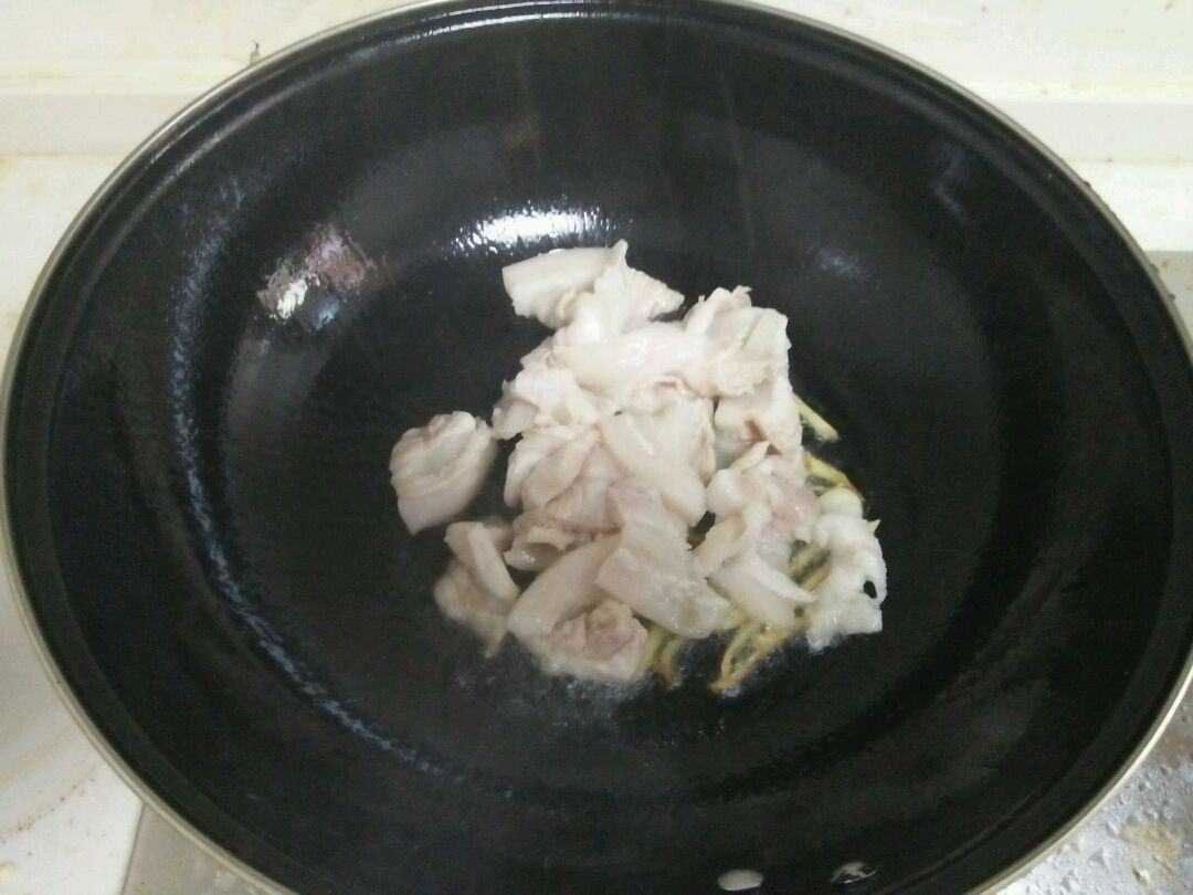 豆干炒肉片的做法图解6