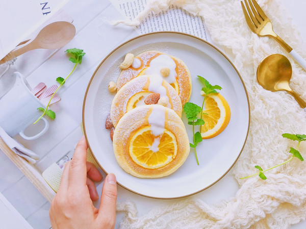 秋意浓—甜橙舒芙蕾松饼