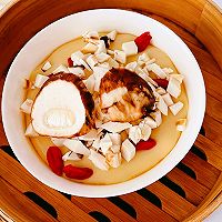 #名厨汁味，圆中秋美味#月圆蚝油松茸炖蛋的做法图解12