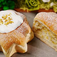 金银花椰菊养生山药包的做法图解26