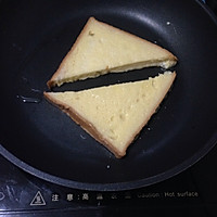 平底锅做【鸡蛋牛奶吐司】的做法图解5