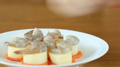 鲜虾日本豆腐的做法图解7