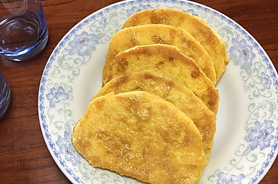 黄油煎面包片