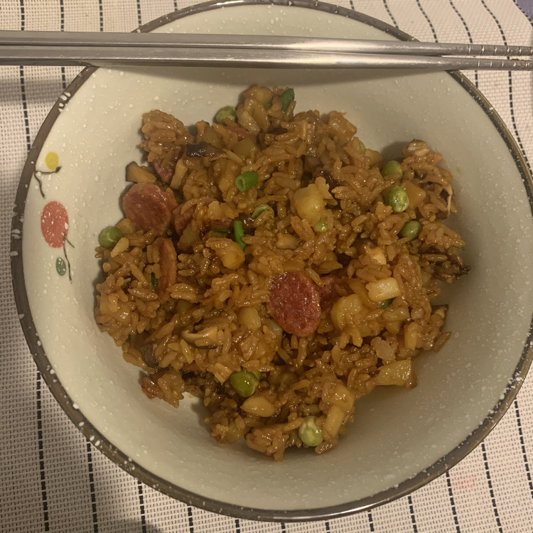 电饭煲版腊味饭的做法