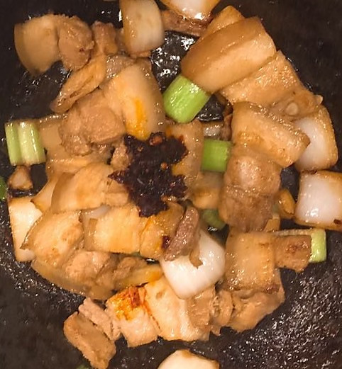 老干妈炒肉片的做法