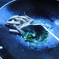 潮汕肉饼炒剪刀菜的做法图解7