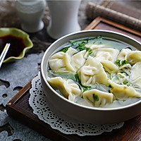 豆芽青菜汤饺的做法图解6