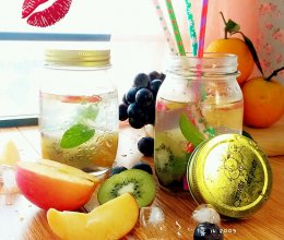 5步做出高颜值的水果冻饮的做法