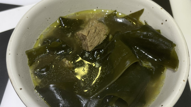 海带牛肉汤的做法