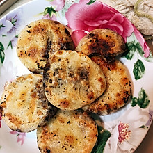 芽菜肉末馅饼