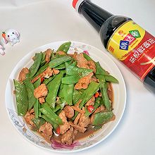 #味达美星厨X小厨中秋团圆宴#荷兰豆炒鸡胸肉