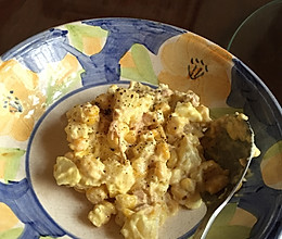 玉米土豆金枪鱼鸡蛋沙拉的做法