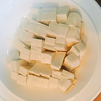 #花10分钟，做一道菜！#香菇肉末蒸豆腐的做法图解2