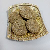 芝麻烧饼·烤箱版的做法图解4