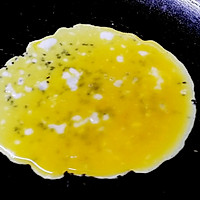 红柿绿菜粘蛋饼的做法图解9