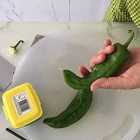 #葱伴侣豆瓣酱能蘸善炒#豆腐炒辣椒的做法图解2