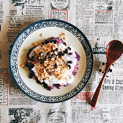 高逼格紫薯酸奶