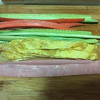 蛋黄紫菜包饭，简单超好吃的做法图解3