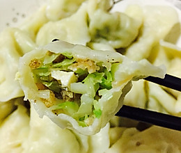 白菜豆腐素水饺的做法
