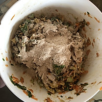 黒麦菜团子的做法图解3