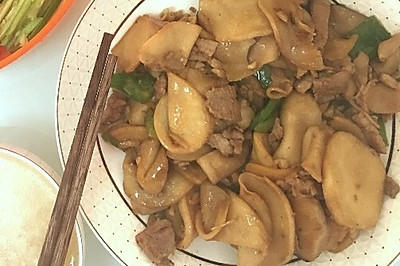 肉炒杏鲍菇