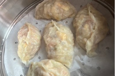 减脂餐之大头菜蒸饺