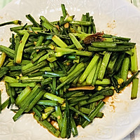 炒韭花的做法图解4