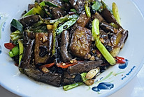 青椒豆豉炒茄子