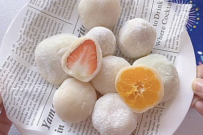 水果糯米糍｜如意甜品