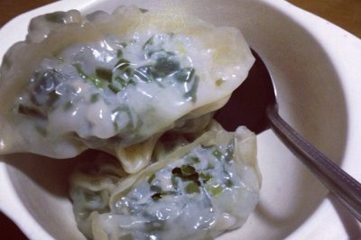 韭菜肉末饺子